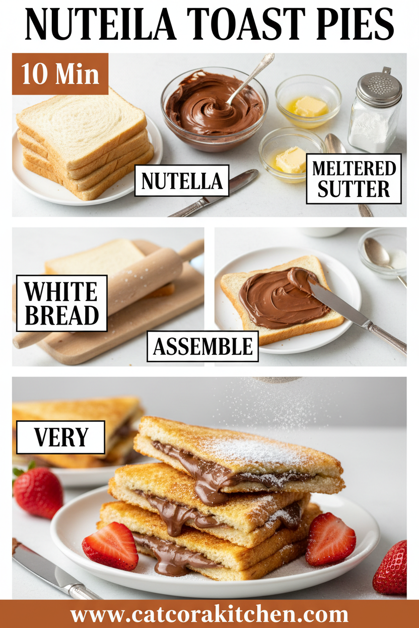 Nutella Toast Pies ingredients