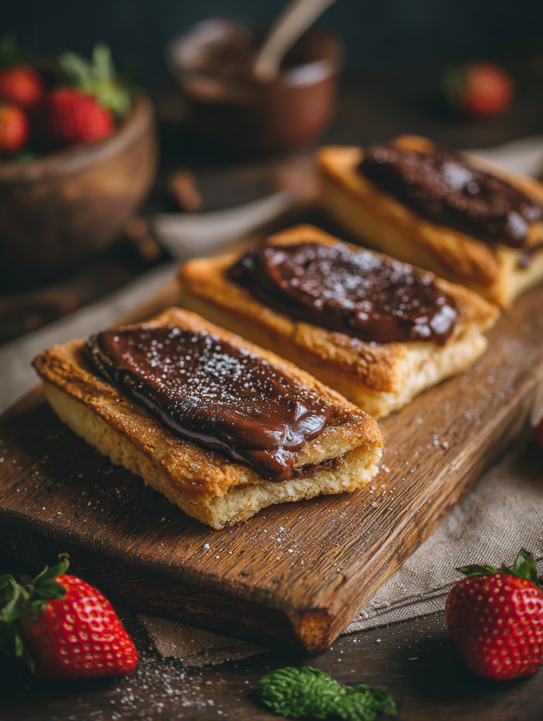 Easy Nutella Toast Pies