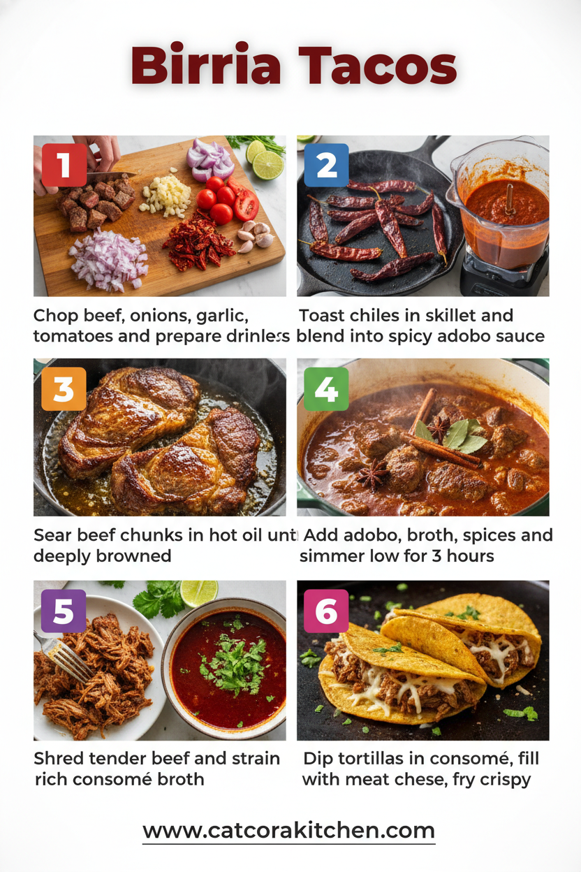 Birria Tacos How to Make 