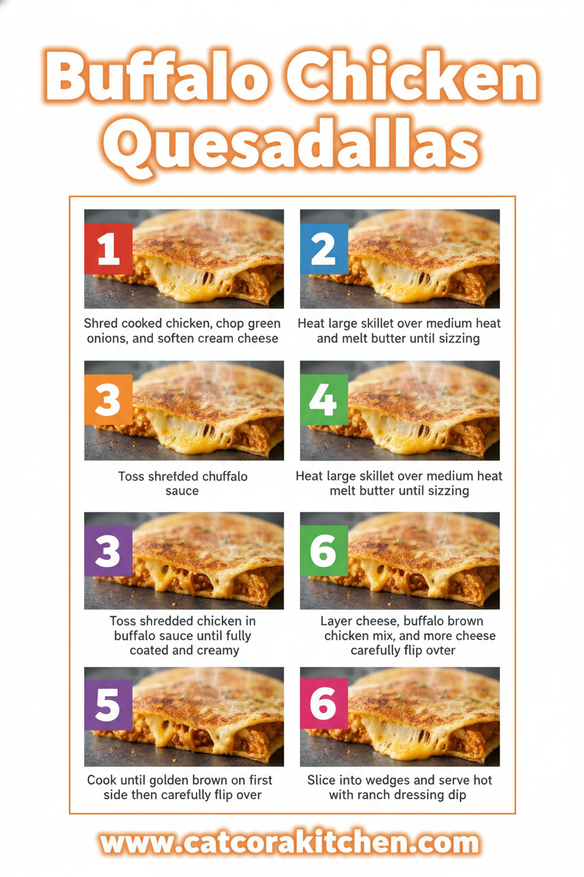 Buffalo Chicken Quesadillas How to Make 