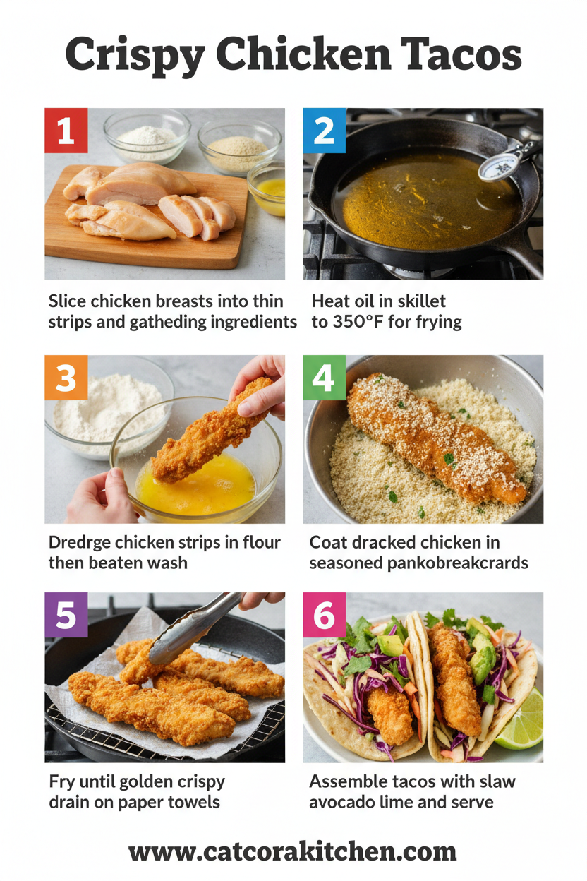 Crispy Chicken Tacos How to Make 