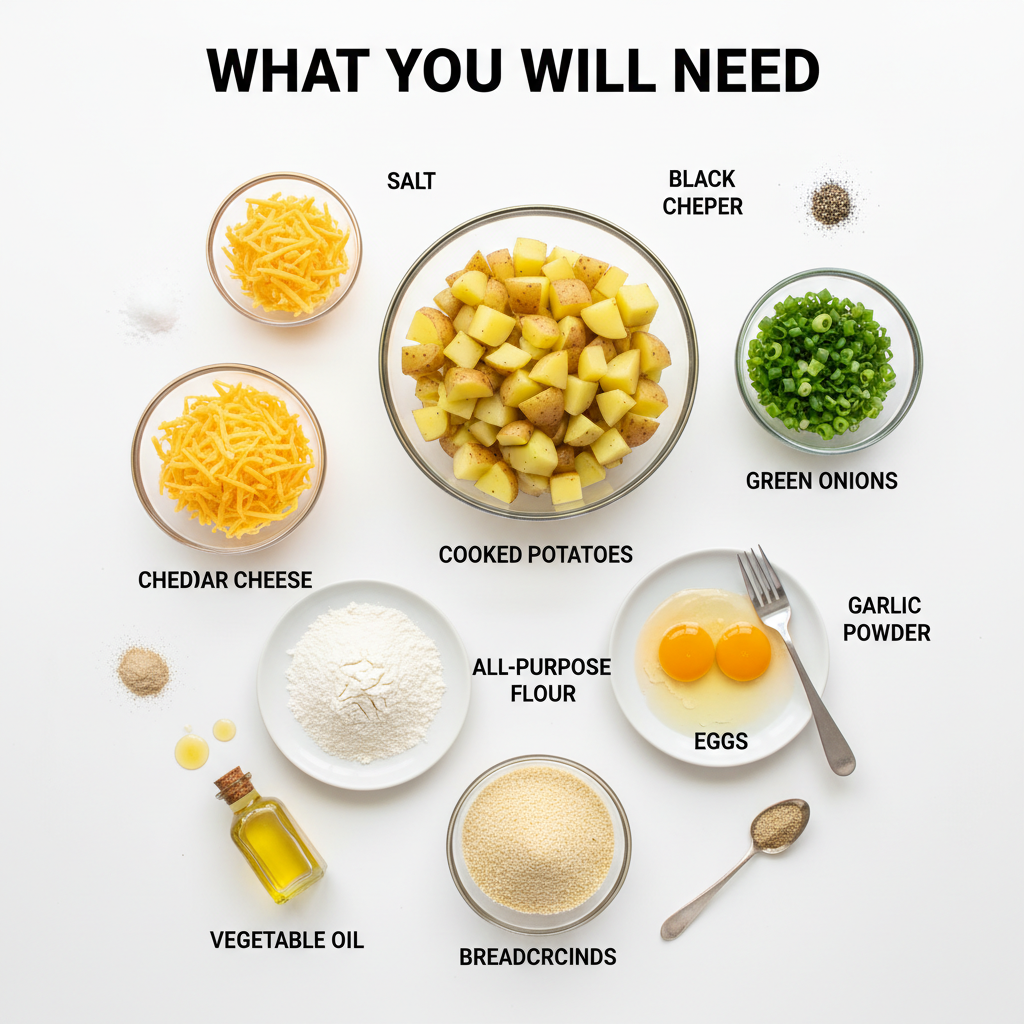Cheesy Potato Bites ingredients