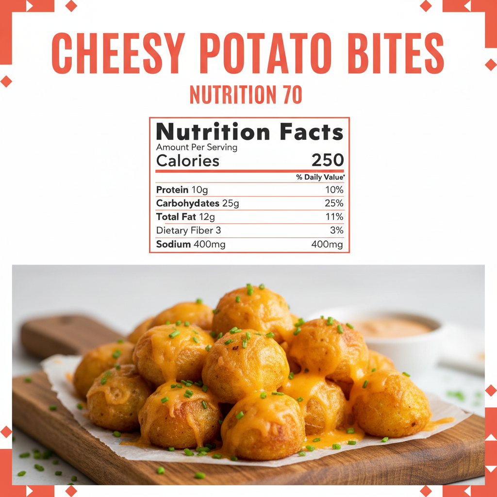 Cheesy Potato Bites nutritional information