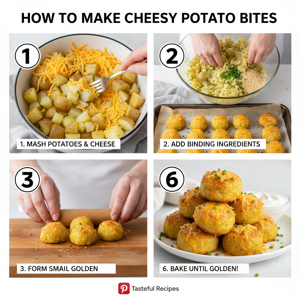 How to make Cheesy Potato Bites