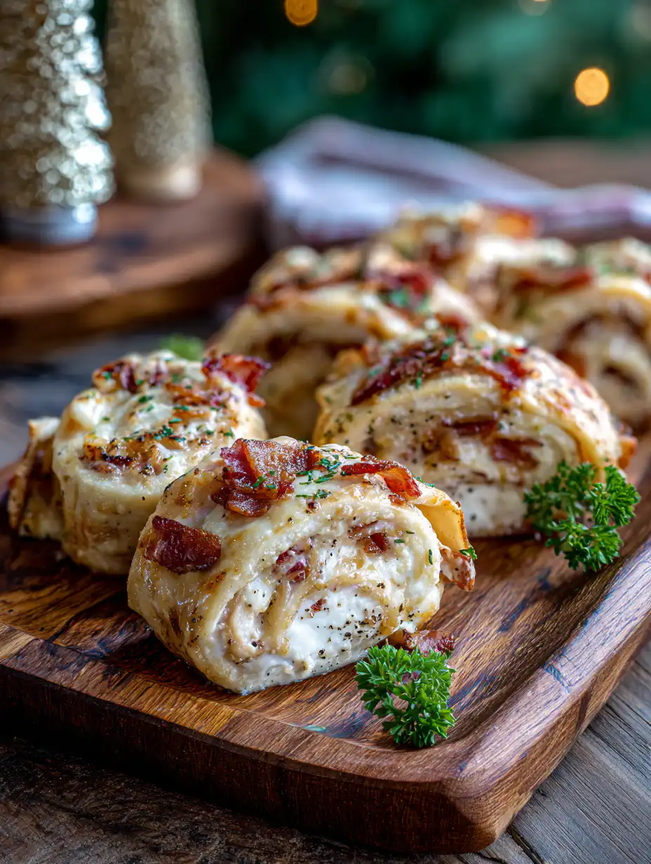 Chicken Bacon Ranch Roll Ups featured