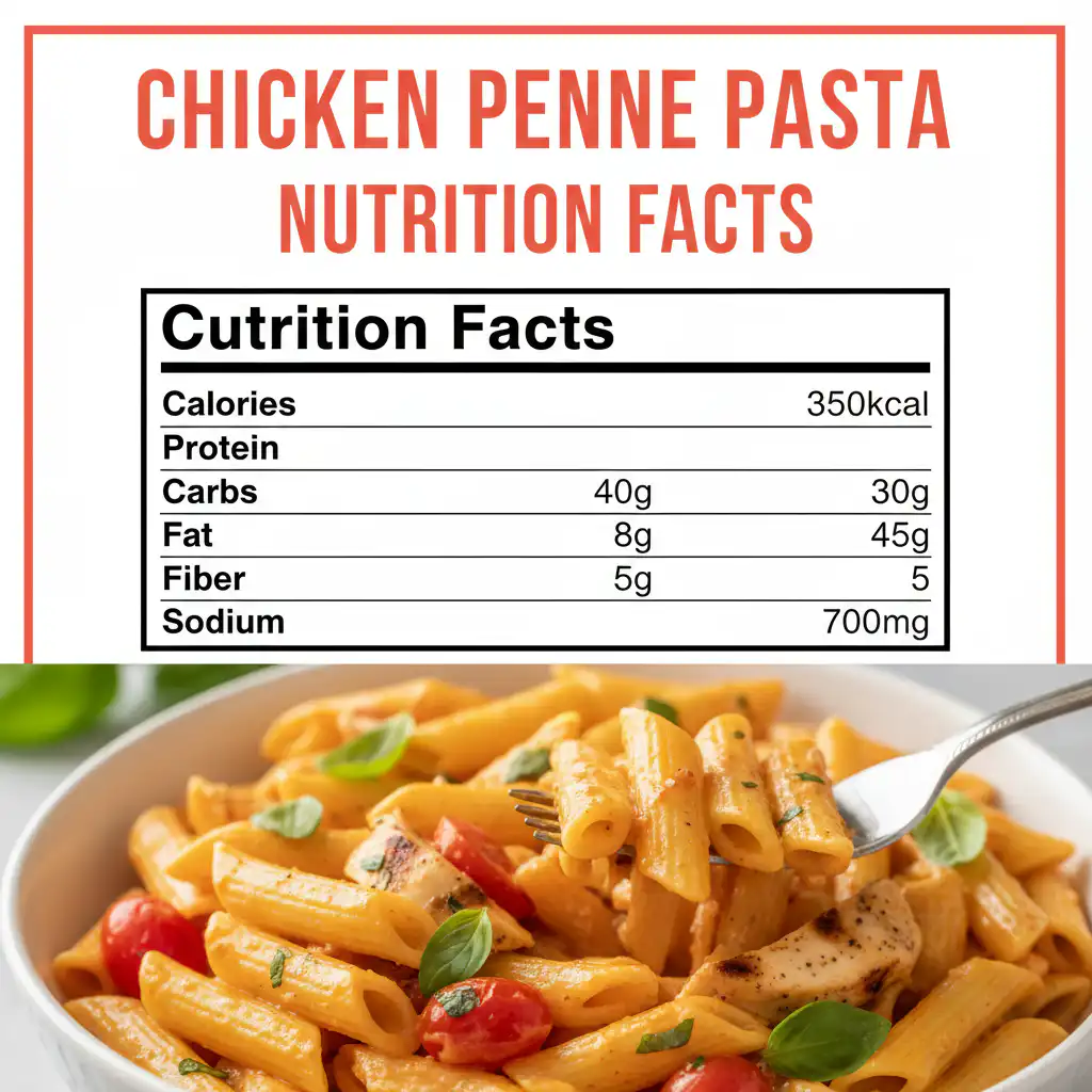 Chicken Penne Pasta nutritional information