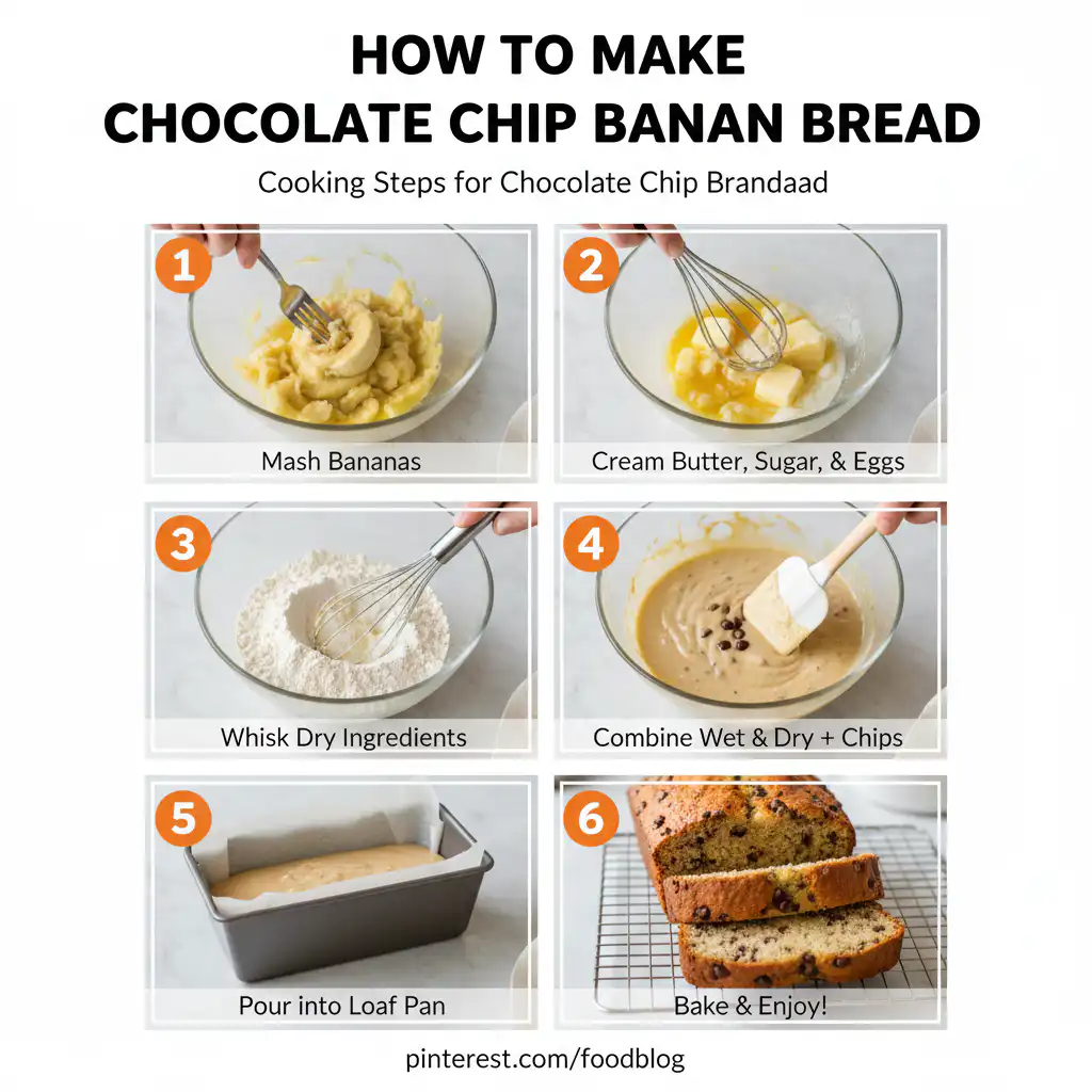 How to make chocolate chip banana bread