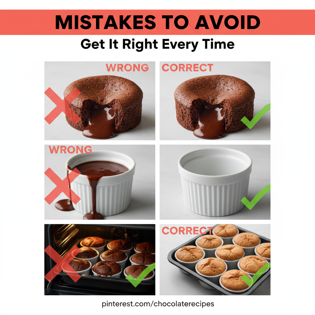 Chocolate Lava Cake common mistakes