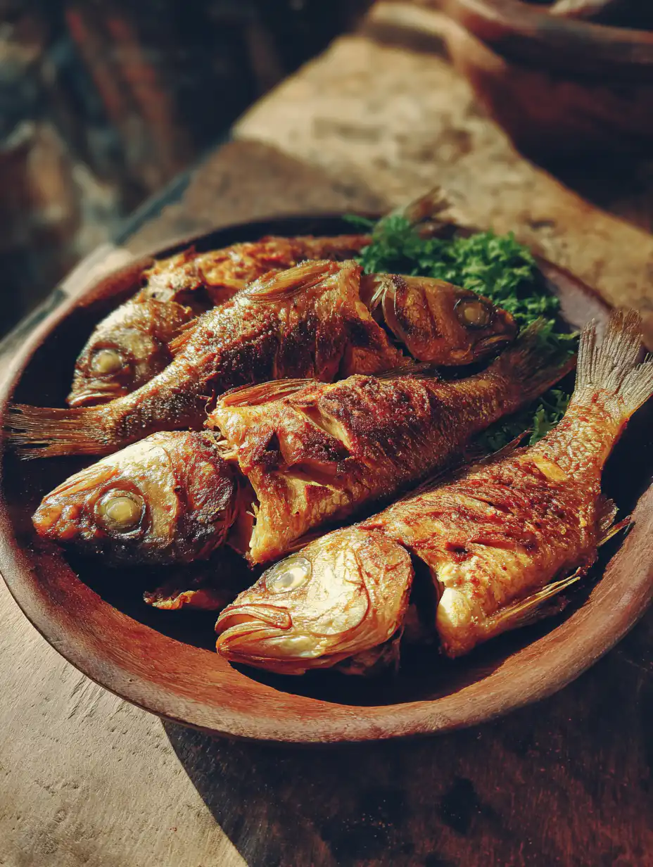 card recipe ingredients and instructions Crispy Fried Fish