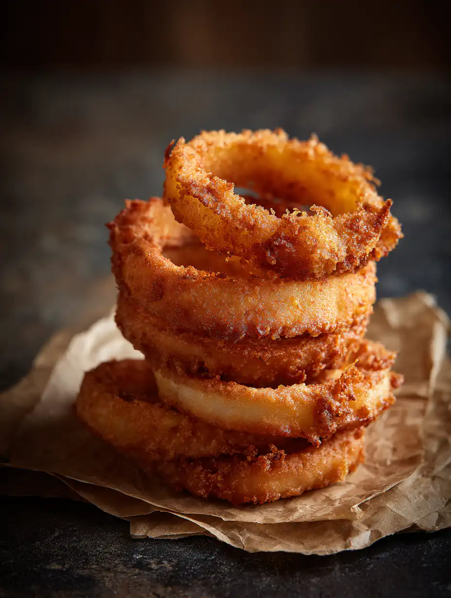 Crispy Onion Rings featured