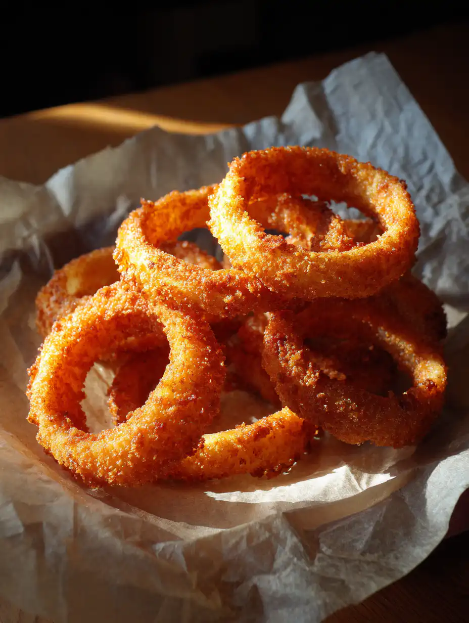 Crispy Onion Rings featured