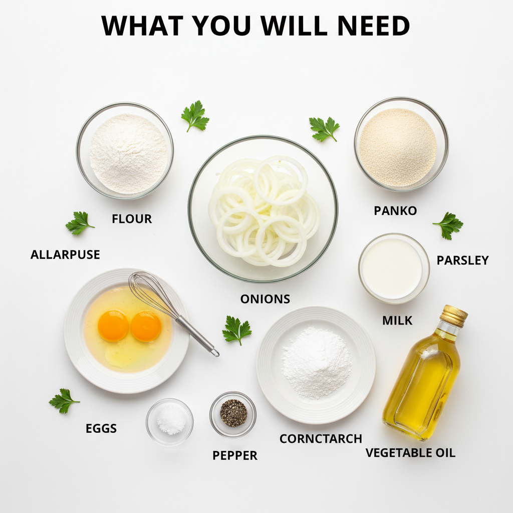 Crispy Onion Rings ingredients