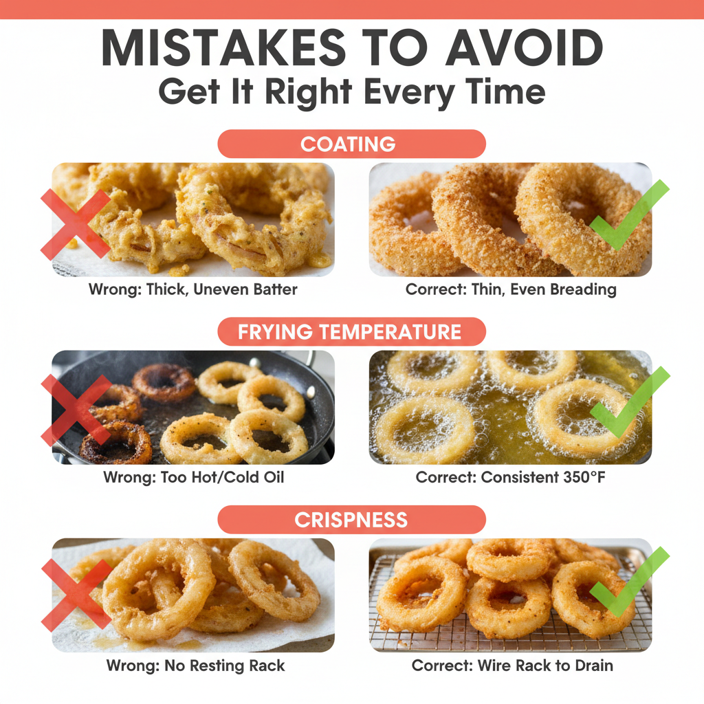 Crispy Onion Rings common mistakes