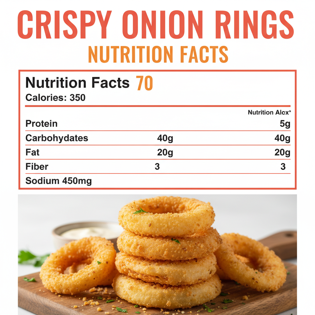 Crispy Onion Rings nutritional information