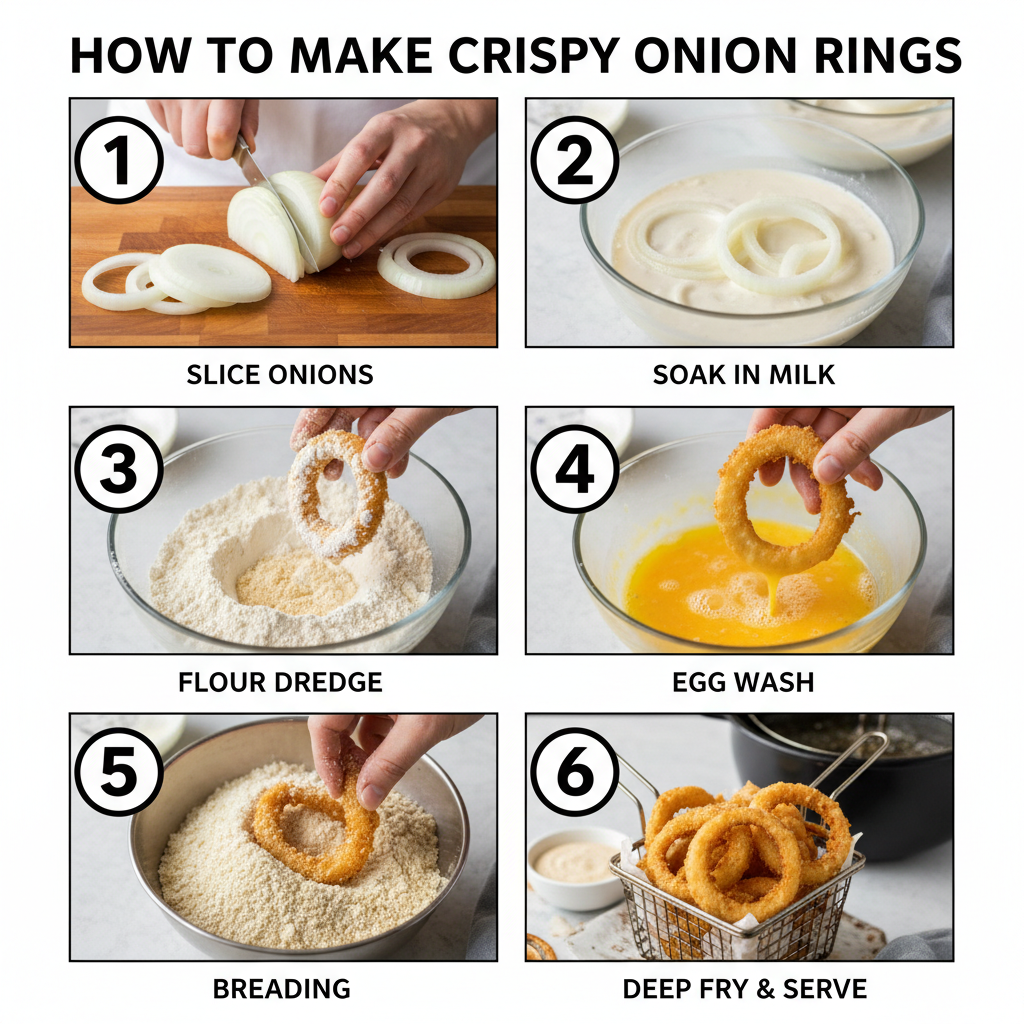 How to make Crispy Onion Rings