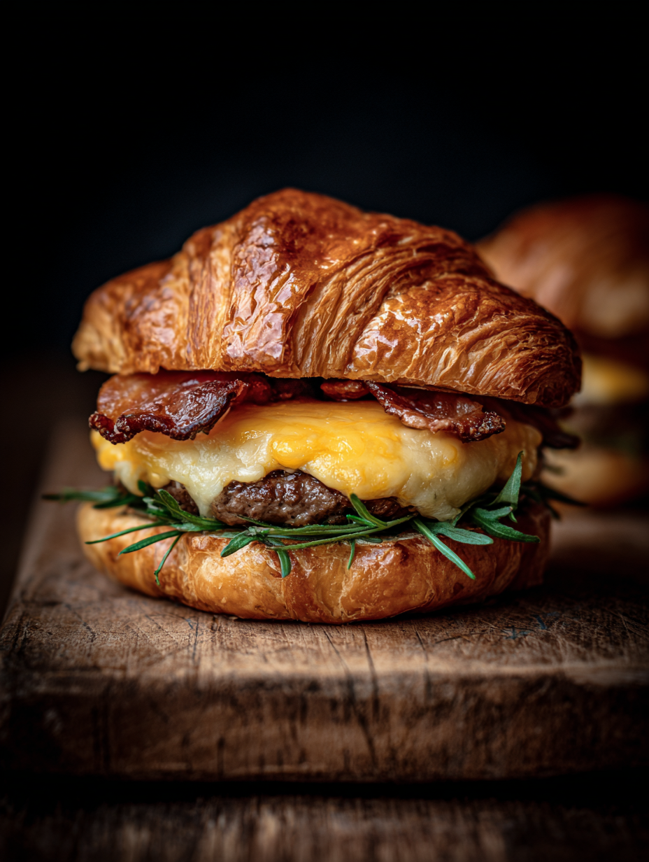 Croissant Smash Burgers Recipe