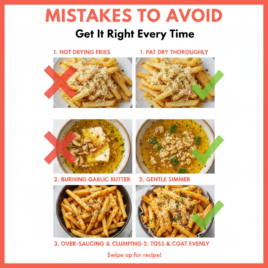 Garlic Butter Parmesan Fries common mistakes