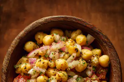 Honey Mustard Chickpea Salad featured