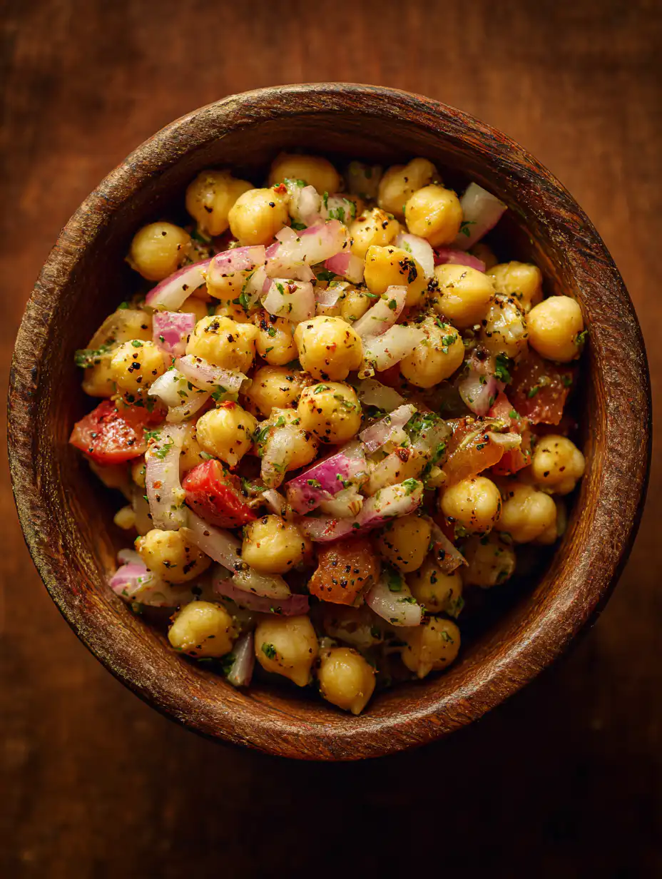 Honey Mustard Chickpea Salad featured