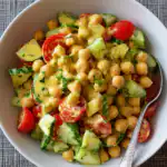 Honey Mustard Chickpea Salad featured