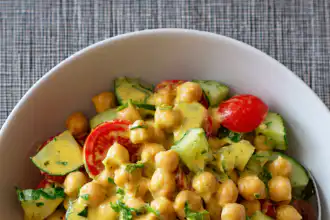 Honey Mustard Chickpea Salad featured