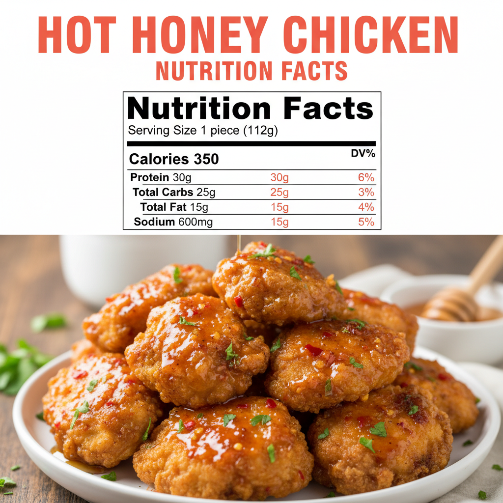 Hot Honey Chicken nutritional information