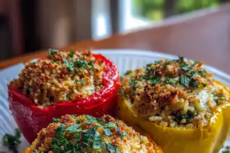 Stuffed Bell Peppers featured