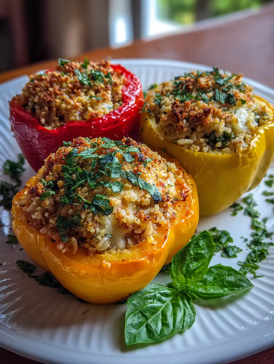 Stuffed Bell Peppers featured