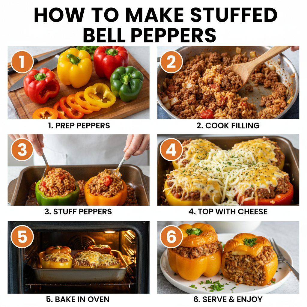 How to make Stuffed Bell Peppers