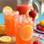 strawberry lemonade recipe featured