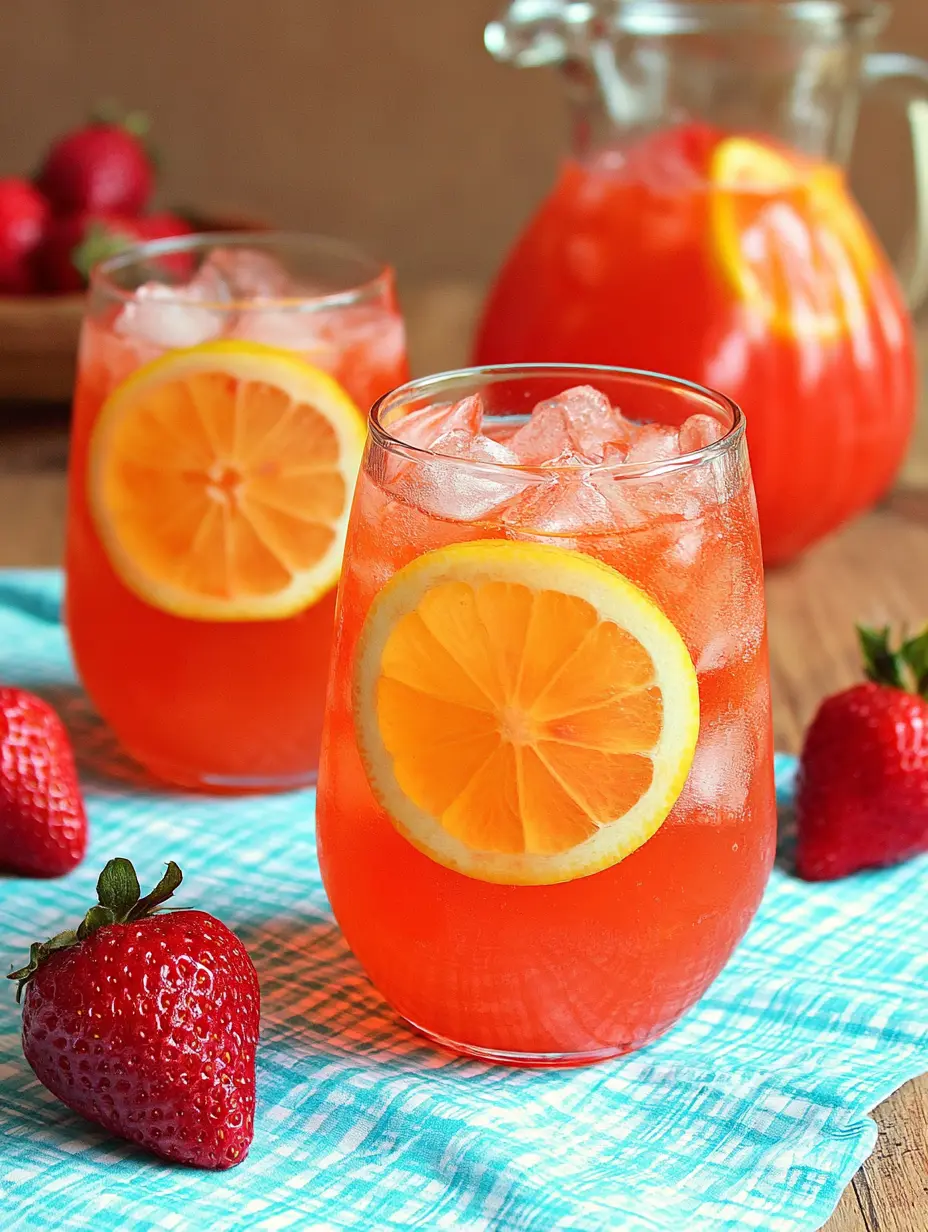 card recipe ingredients and instructions strawberry lemonade recipe